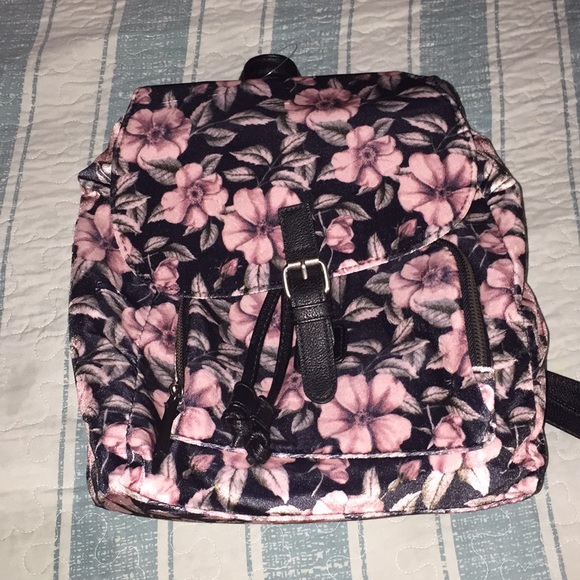 NOBO Bags Floral Velvety Emma Mini Backpack Purse Nwt Poshmark